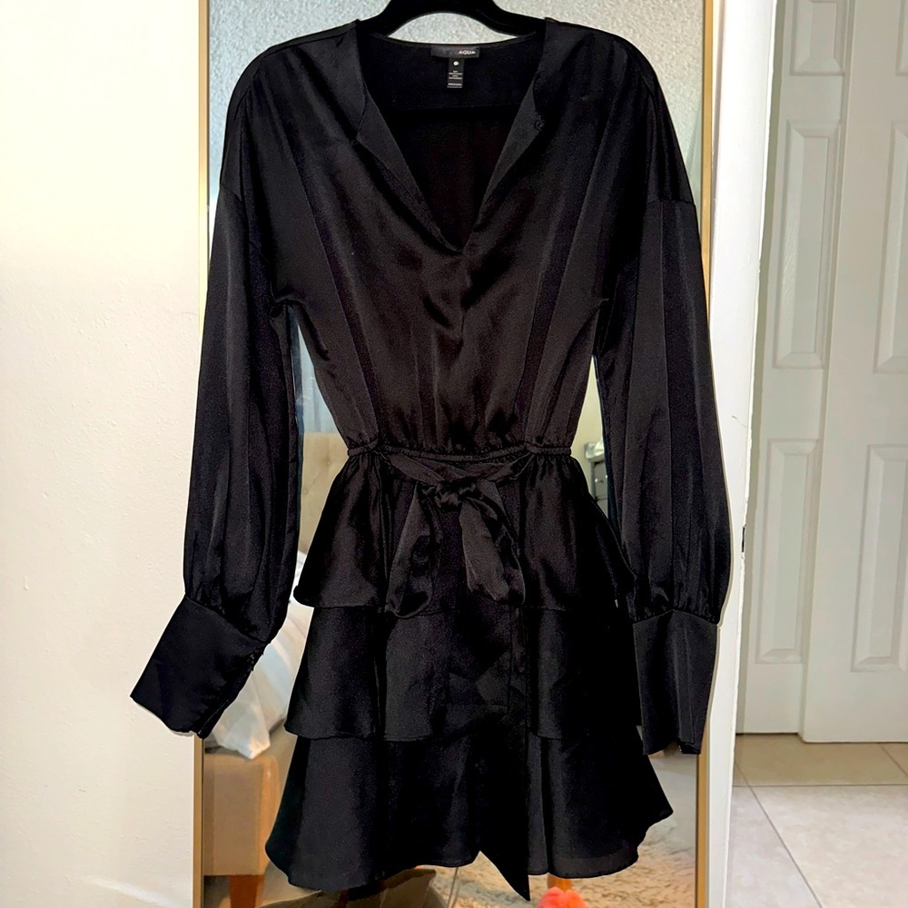 Aqua Black Dress